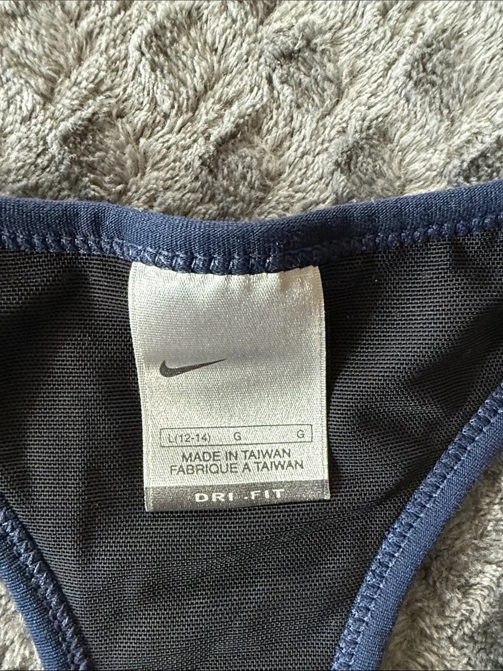 Nike Blue Racerback Sports Tank Top